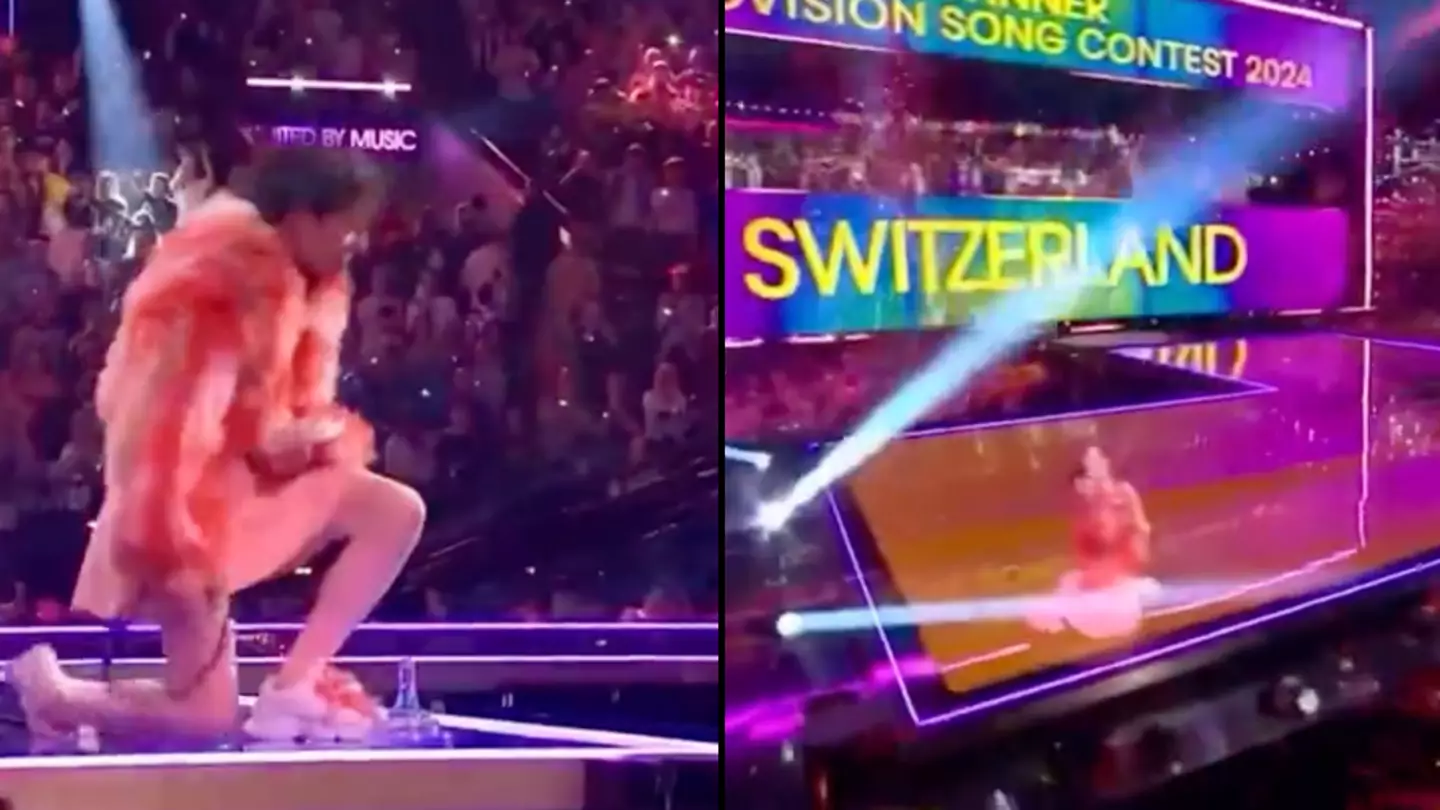 Eurovision Winner Nemo Mettler Shocks Fans by Smashing Trophy Live After Victory!