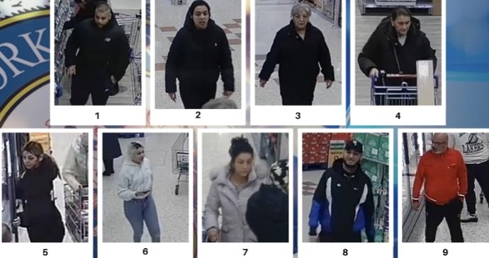 Police Investigate Suspects in £20k Grocery Theft Spree