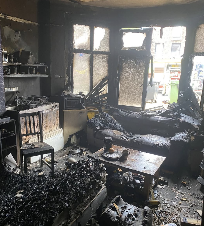 Fire Caused by Lit Cigarette Displaces Nine Residents in Westcliff Flat