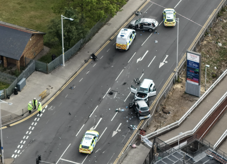 Twelve Injured, Six Seriously, Following Police Pursuit Ending in Crash