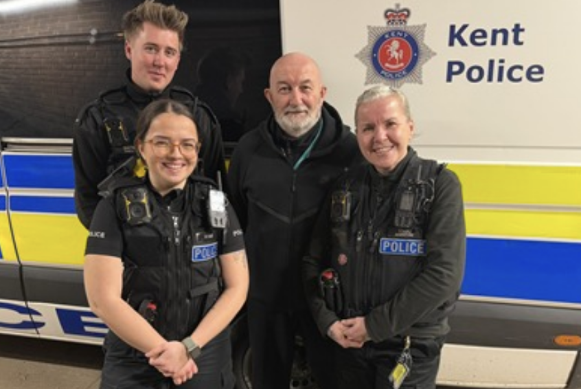 Kent Police Officers Recognized Following Assault During Violent Arrest