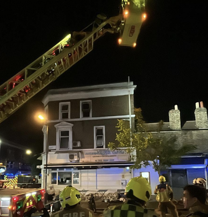 Major Fire Reported at Mixed-Use Building