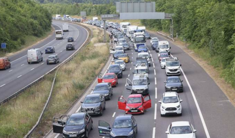 Lorry Collision on M25 Results in Diesel Spill and Extended Traffic Delays