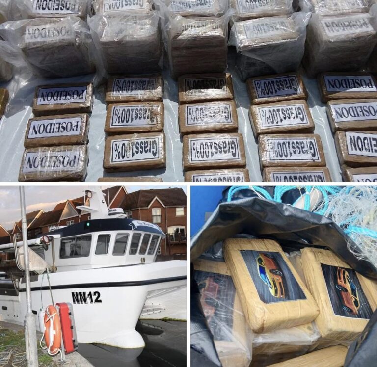 Five Men Arrested Following Seizure of £34m Cocaine Off Coast