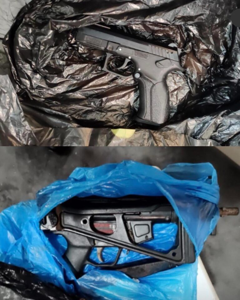 Illegal Submachine Gun and Pistol Seized During Police Operation