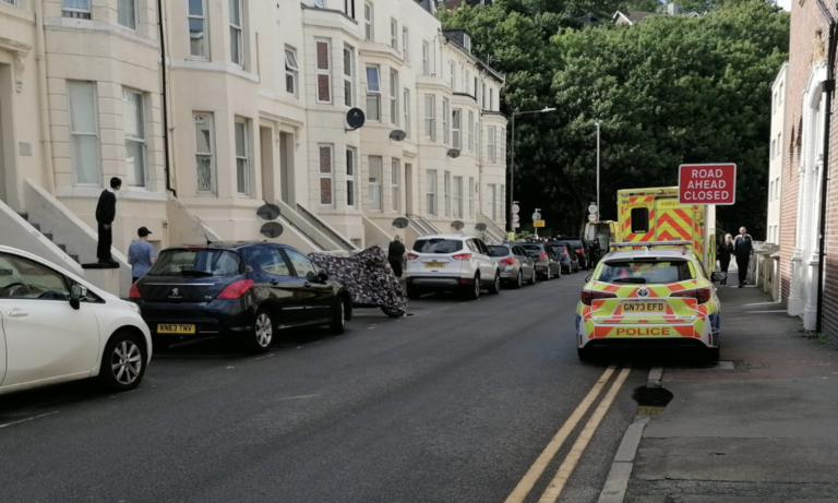 Air Ambulance Responds to Police Incident in Progress
