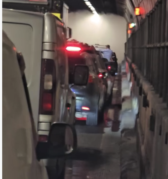 Vehicle Fire Results in Significant Delays in West Tunnel