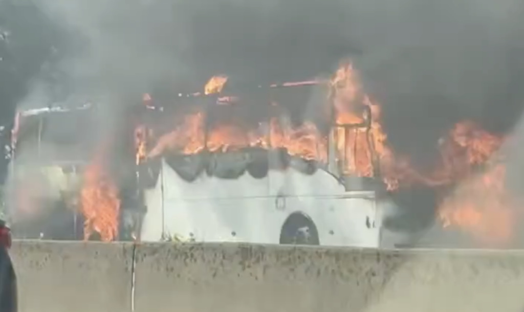Coach Fire on M25 Causes 12-Mile Traffic Delays