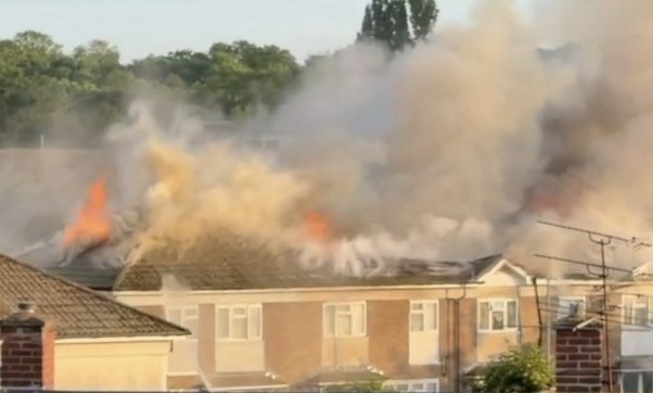 Major Fire Destroys Eight Homes, Emergency Services Respond
