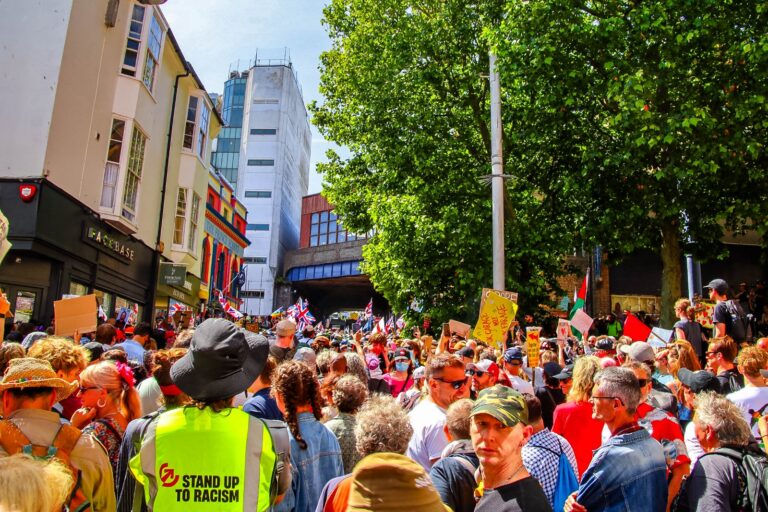 Eight Arrested During Large Protest of Approximately 4,000 Participants