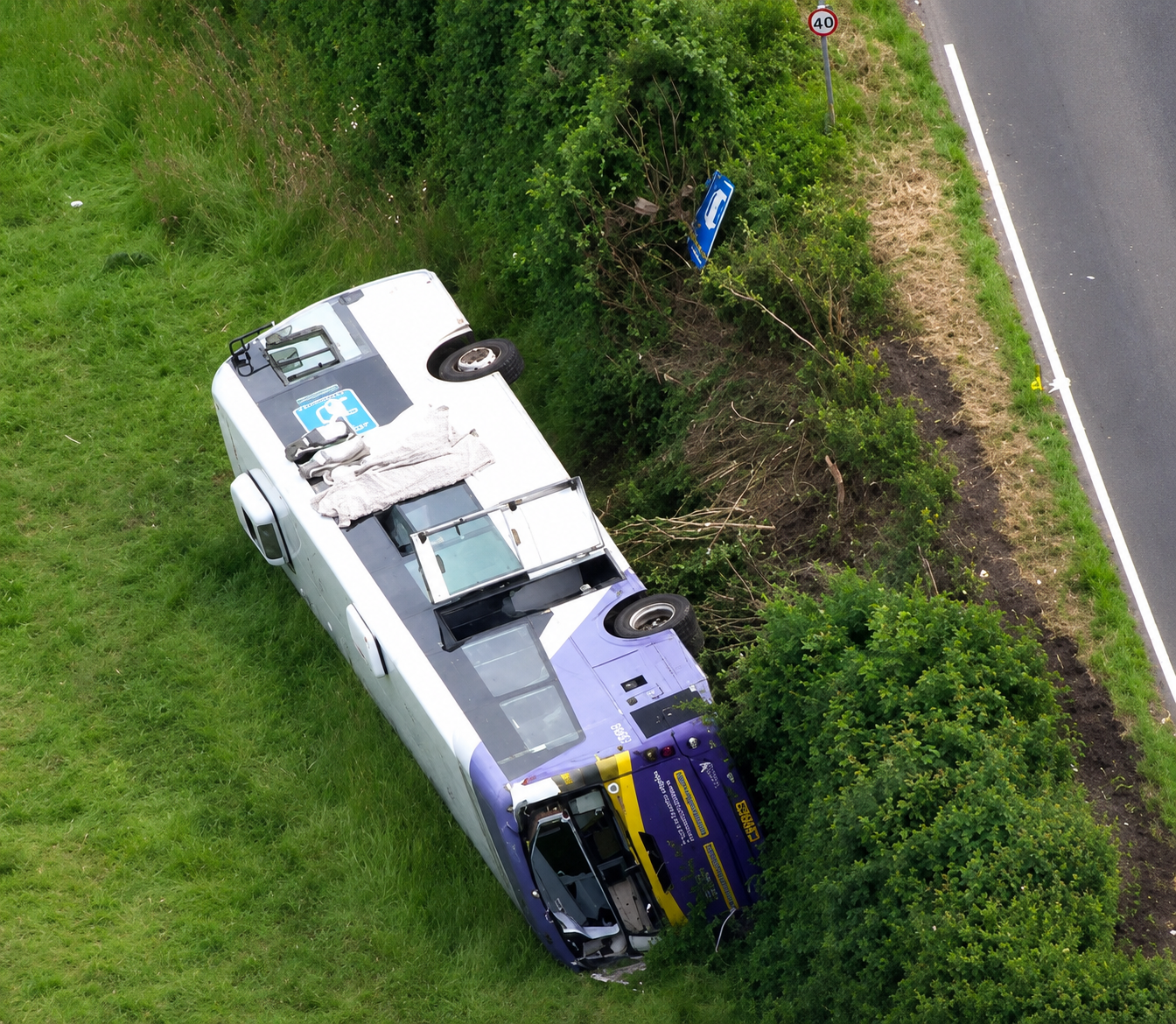 Bus Collision Shuts Down A484 Kidwelly; Emergency Services on Scene