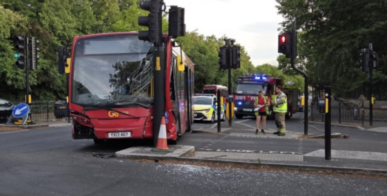 Bus Crash Shuts Down College Road Near Crystal Palace
